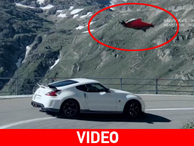 Κόντρα αυτοκινήτου με… ιπτάμενο αθλητή!!!